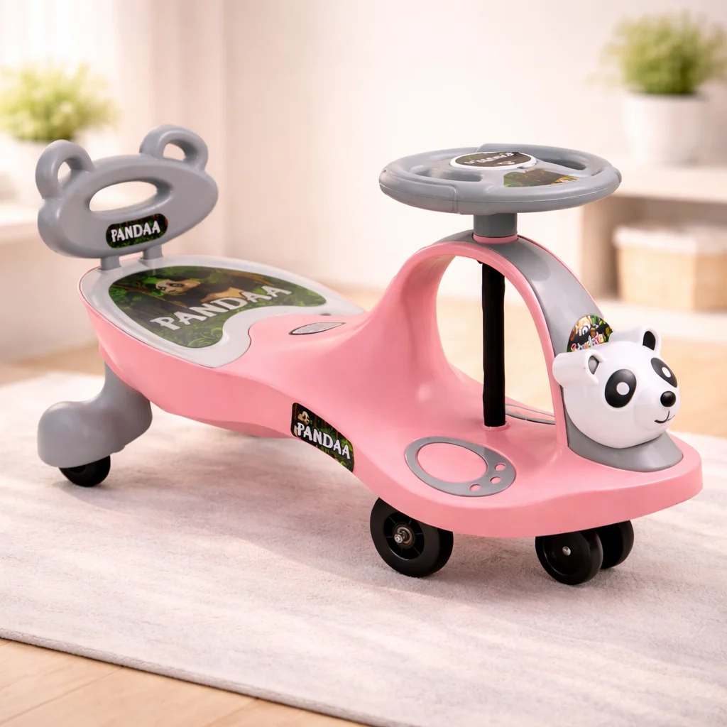 Pink Panda Ride-On